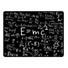 Science Albert Einstein Formula Mathematics Physics Special Relativity Fleece Blanket (small) by Sudhe