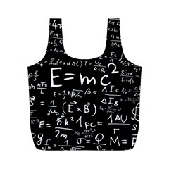 Science Albert Einstein Formula Mathematics Physics Special Relativity Full Print Recycle Bag (m) by Sudhe