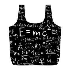 Science Albert Einstein Formula Mathematics Physics Special Relativity Full Print Recycle Bag (l) by Sudhe