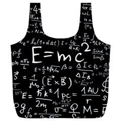 Science Albert Einstein Formula Mathematics Physics Special Relativity Full Print Recycle Bag (xl) by Sudhe