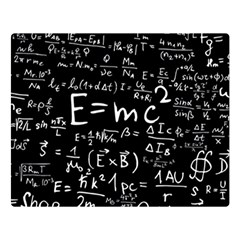 Science Albert Einstein Formula Mathematics Physics Special Relativity Double Sided Flano Blanket (large)  by Sudhe