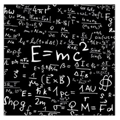 Science Albert Einstein Formula Mathematics Physics Special Relativity Large Satin Scarf (square) by Sudhe