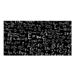 Science Albert Einstein Formula Mathematics Physics Special Relativity Satin Shawl by Sudhe