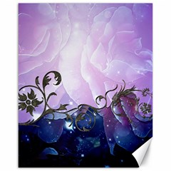 Elegant Floral Design Canvas 16  X 20  by FantasyWorld7