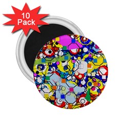 Dots 6 2 25  Magnets (10 Pack)  by impacteesstreetwearsix