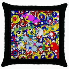 Dots 6 Throw Pillow Case (black) by impacteesstreetwearsix