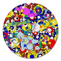 Dots 6 Magnet 5  (round) by impacteesstreetwearsix