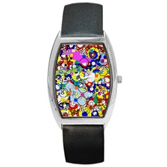 Dots 6 Barrel Style Metal Watch