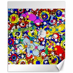 Dots 6 Canvas 11  X 14  by impacteesstreetwearsix