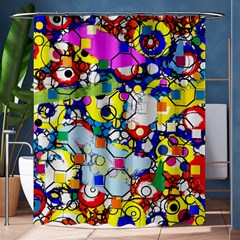 Dots 6 Shower Curtain 60  X 72  (medium)  by impacteesstreetwearsix