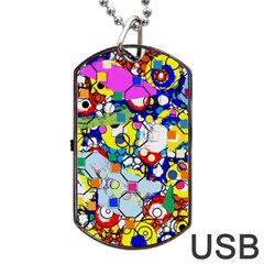 Dots 6 Dog Tag Usb Flash (two Sides) by impacteesstreetwearsix