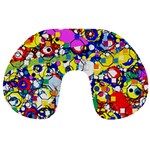 Dots 6 Travel Neck Pillow Back