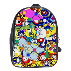 Dots 6 School Bag (xl) by impacteesstreetwearsix