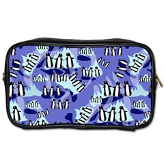 Penguins Pattern Toiletries Bag (two Sides) by bloomingvinedesign