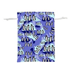 Penguins Pattern Lightweight Drawstring Pouch (m) by bloomingvinedesign