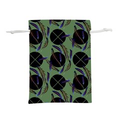 Feathers Pattern Lightweight Drawstring Pouch (m)