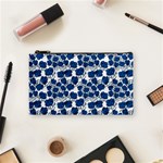 Blue Roses Cosmetic Bag (Small) Front