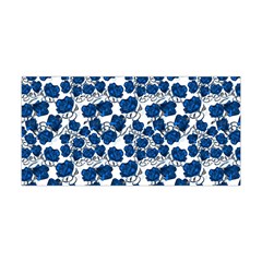 Blue Roses Yoga Headband by bloomingvinedesign