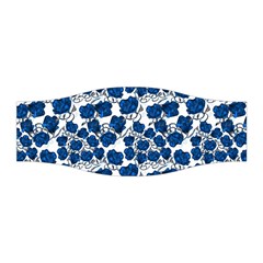 Blue Roses Stretchable Headband by bloomingvinedesign