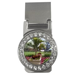 Columbus Commons In Late May  Money Clips (cz)  by Riverwoman