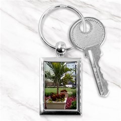 Columbus Commons In Late May  Key Chain (rectangle) by Riverwoman