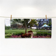 Columbus Commons In Late May  Hand Towel by Riverwoman