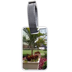 Columbus Commons In Late May  Luggage Tag (one Side) by Riverwoman