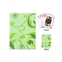 Floral Decoration Flowers Design Playing Cards Single Design (mini) by Wegoenart