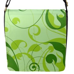 Floral Decoration Flowers Design Flap Closure Messenger Bag (s) by Wegoenart