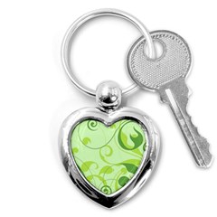 Floral Decoration Flowers Design Key Chain (heart) by Wegoenart