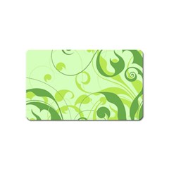 Floral Decoration Flowers Design Magnet (name Card) by Wegoenart