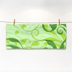 Floral Decoration Flowers Design Hand Towel by Wegoenart