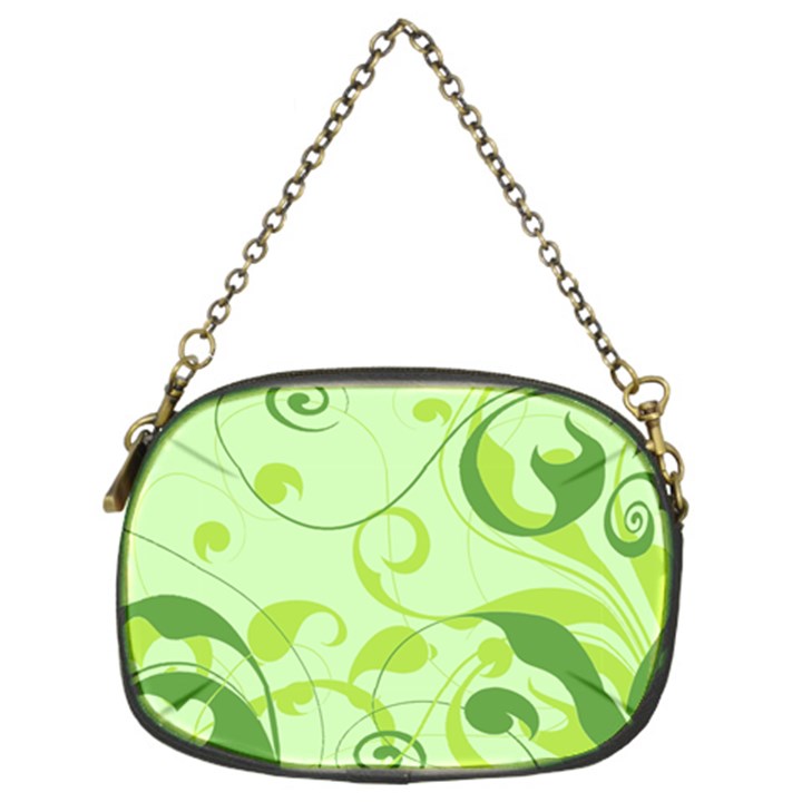 Floral Decoration Flowers Design Chain Purse (Two Sides)