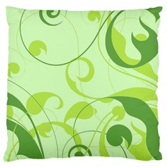 Floral Decoration Flowers Design Large Cushion Case (one Side) by Wegoenart