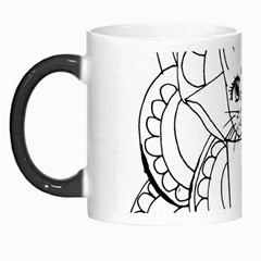 Cute Cat Coloring Page Design Morph Mugs by Wegoenart