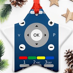 Remote Control Receiver Vcr Control Ornament (star) by Wegoenart