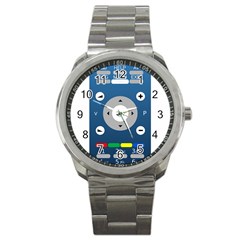 Remote Control Receiver Vcr Control Sport Metal Watch by Wegoenart