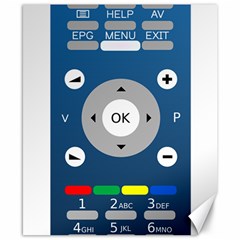 Remote Control Receiver Vcr Control Canvas 8  X 10  by Wegoenart