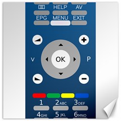 Remote Control Receiver Vcr Control Canvas 16  X 16  by Wegoenart