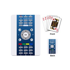 Remote Control Receiver Vcr Control Playing Cards Single Design (mini) by Wegoenart