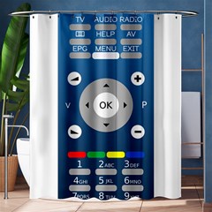 Remote Control Receiver Vcr Control Shower Curtain 60  X 72  (medium)  by Wegoenart