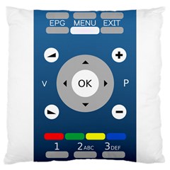 Remote Control Receiver Vcr Control Large Cushion Case (one Side) by Wegoenart