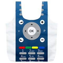 Remote Control Receiver Vcr Control Full Print Recycle Bag (xl) by Wegoenart