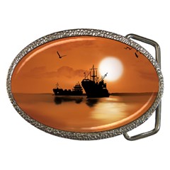 Digital Art Artwork Ship Boats Sea Belt Buckles by Wegoenart