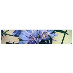 Blue Wildflowers Small Flano Scarf by bloomingvinedesign