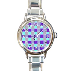 Thepurplesquare Round Italian Charm Watch by designsbyamerianna