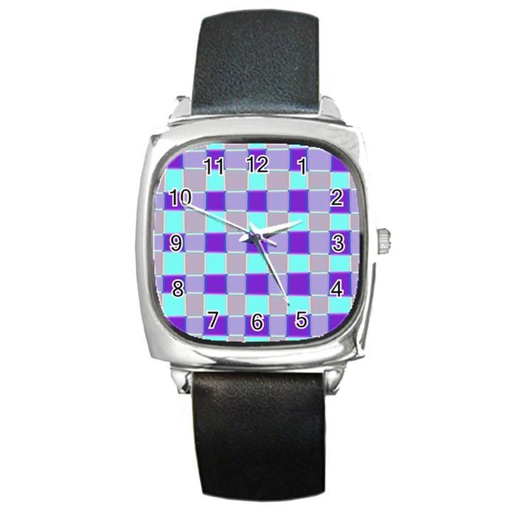 Thepurplesquare Square Metal Watch