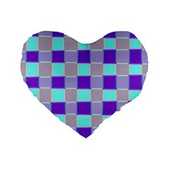 Thepurplesquare Standard 16  Premium Flano Heart Shape Cushions by designsbyamerianna