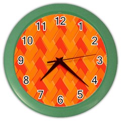 Velma Inspired Color Wall Clock