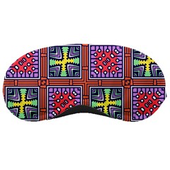 Shapes In Squares Pattern                       Sleeping Mask by LalyLauraFLM